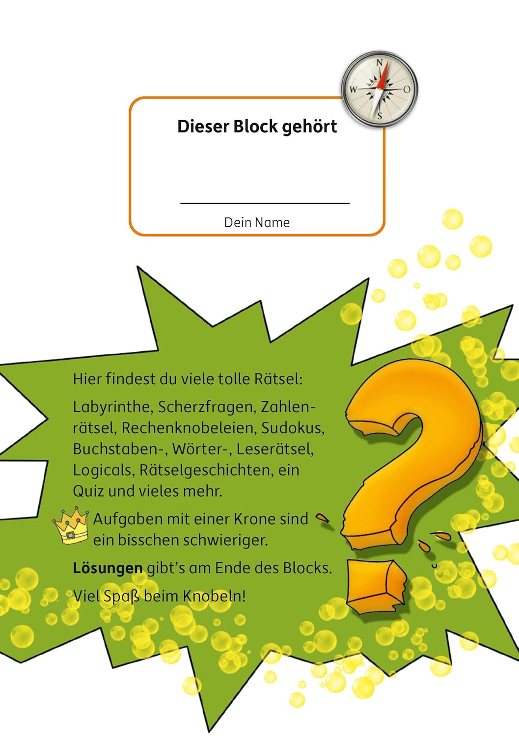 Hauschka Verlag Rätselblock ab 11 Jahre