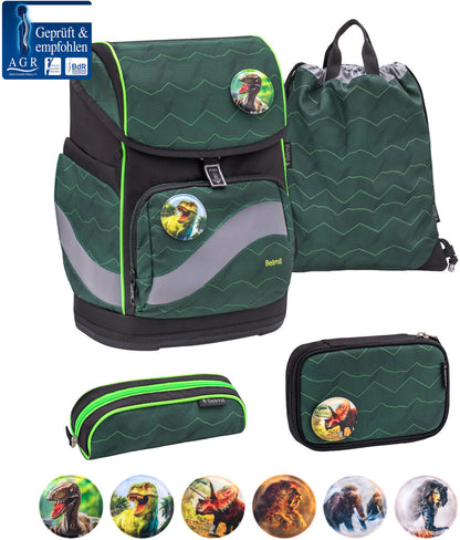 Belmil Smarty Plus Premium Schulranzenset 5-teilig "Twist of Lime"