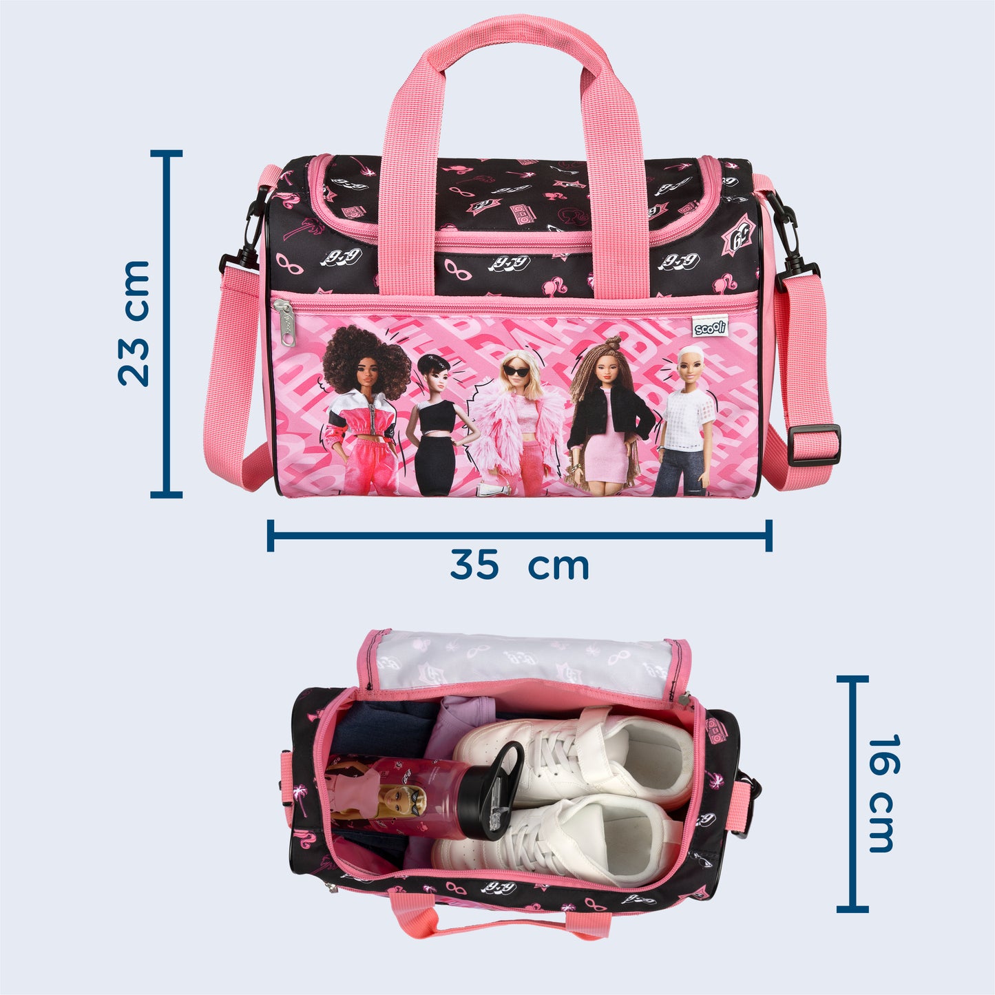 Scooli Sporttasche Barbie