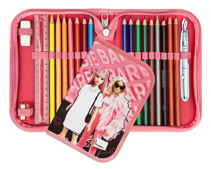 Scooli EasyFit Schulranzen Set Barbie 5-teilig 18 Liter
