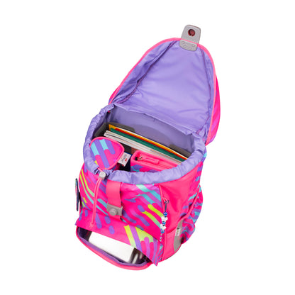 DerDieDas ErgoFlex Exklusiv Schulrucksack-Set Neon Punkie