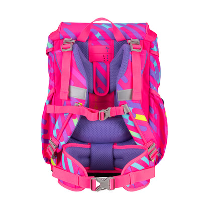 DerDieDas ErgoFlex Exklusiv Schulrucksack-Set Neon Punkie