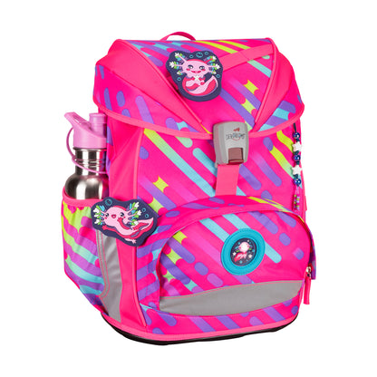 DerDieDas ErgoFlex Exklusiv Schulrucksack-Set Neon Punkie