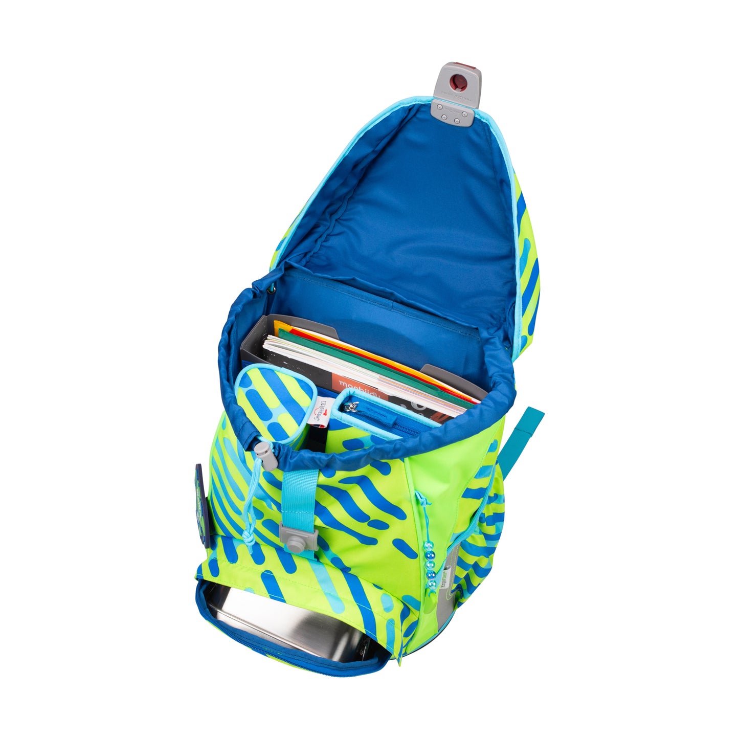 DerDieDas ErgoFlex Exklusiv Schulrucksack-Set Neon Monster