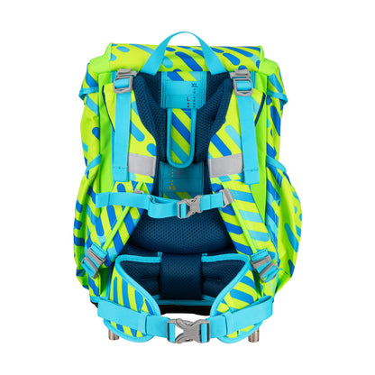 DerDieDas ErgoFlex Exklusiv Schulrucksack-Set Neon Monster