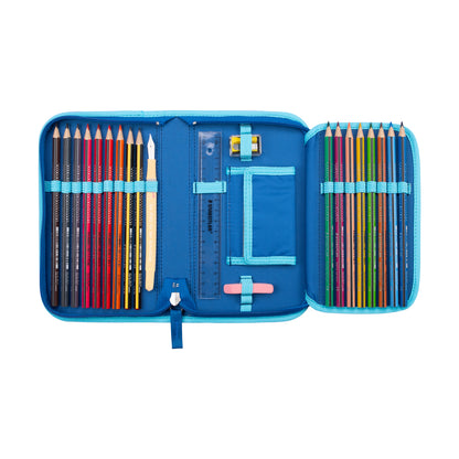 DerDieDas ErgoFlex Exklusiv Schulrucksack-Set Neon Monster
