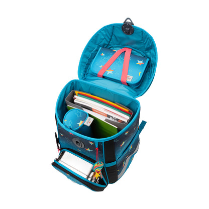 DerDieDas ErgoFlex Easy Exklusiv LED Schulrucksack-Set Rainbow Star