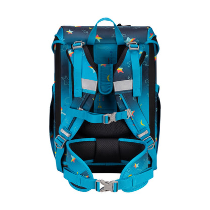 DerDieDas ErgoFlex Easy Exklusiv LED Schulrucksack-Set Rainbow Star