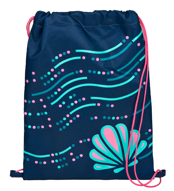 Scooli EasyFit Schulranzen Set Dotty Dolphin 5-teilig 18 Liter Glow-Edition