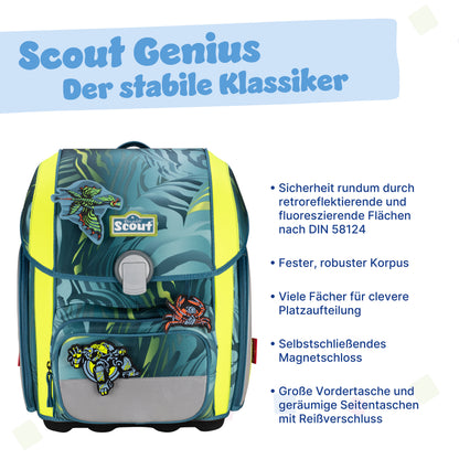 Scout Genius Schulranzen-Set Action