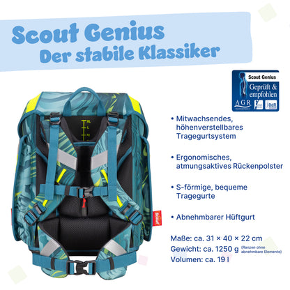 Scout Genius Schulranzen-Set Action