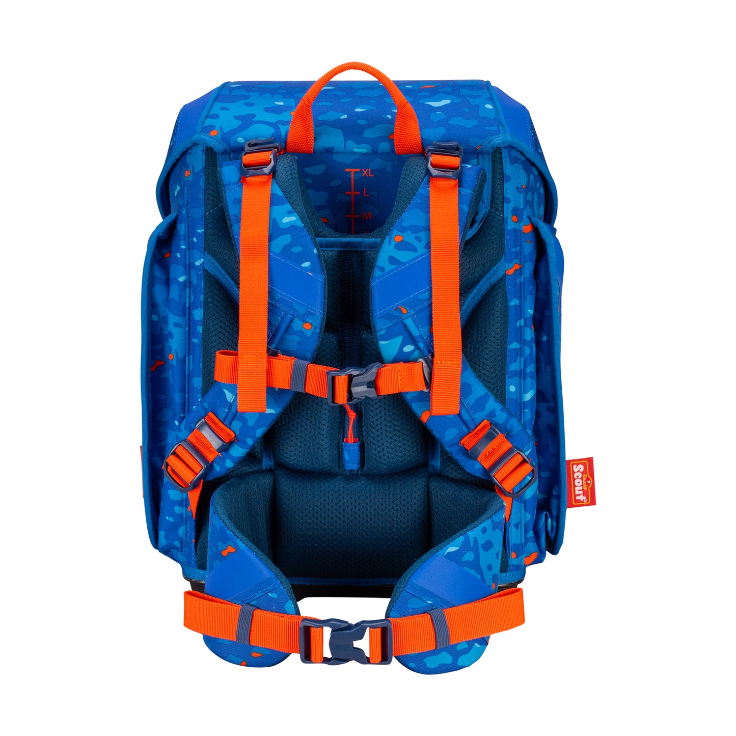 Scout Genius Exklusiv Superflash Schulranzen-Set Blue Dino