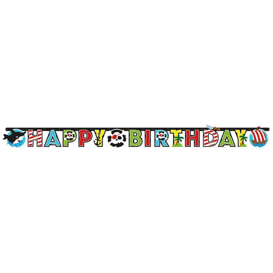 amscan Partykette Geburtstag Pirat 180 x 15 cm