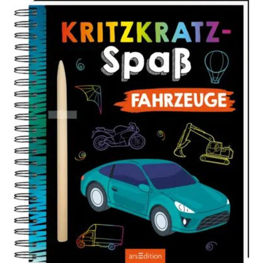 ars Edition Kritzkratz-Spaß: Fahrzeuge