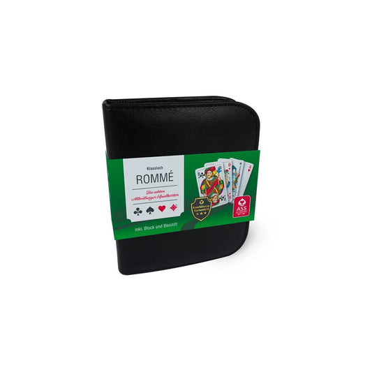 ASS Altenburger Rommé, französisches Bild, Lederetui