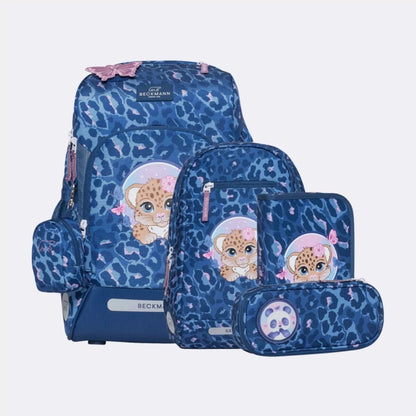 Beckmann Active Air FLX Set, Cheeta 6-teilig blau 20 bis 25 Liter