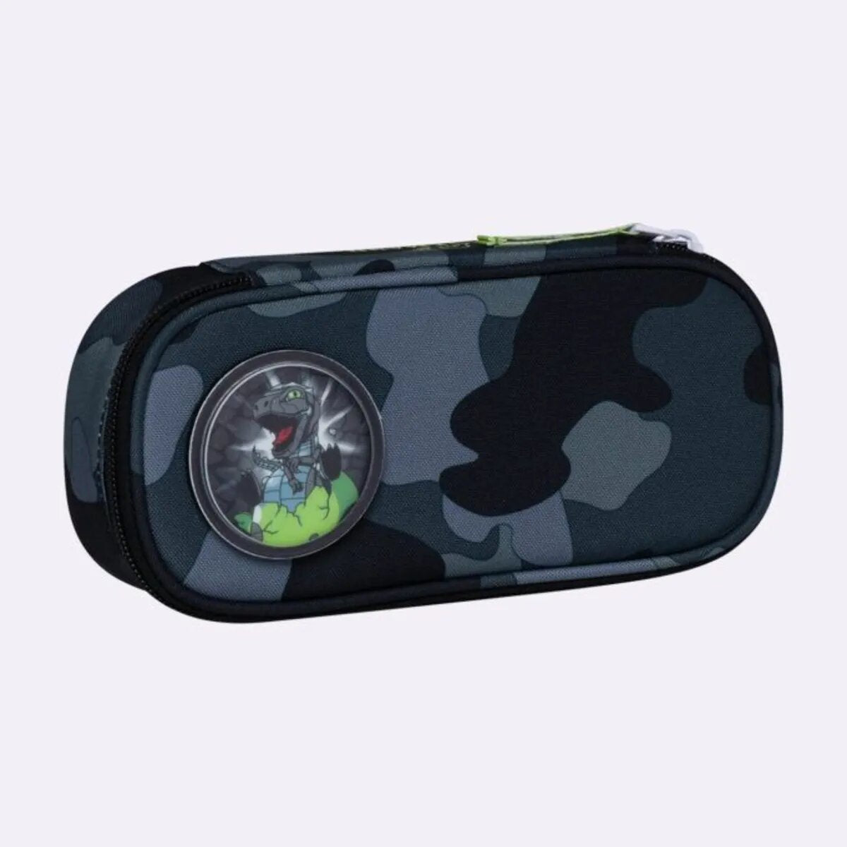 Beckmann Schulrucksack-Set Classic Maxi Camo Rex, 6-teilig