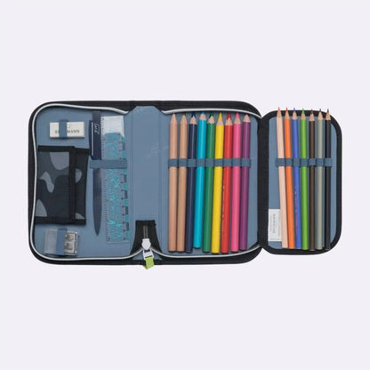 Beckmann Schulrucksackset Classic 22 Camo Rex, 6-teilig