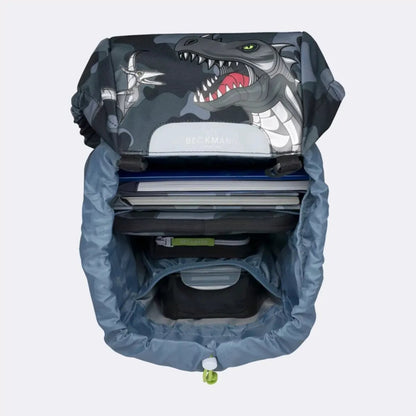 Beckmann Schulrucksackset Classic 22 Camo Rex, 6-teilig