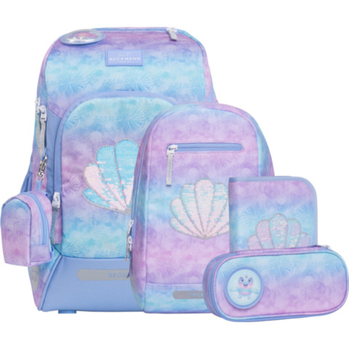 Beckmann Schultaschenset Active Air FLX Seashell, 6-teilig