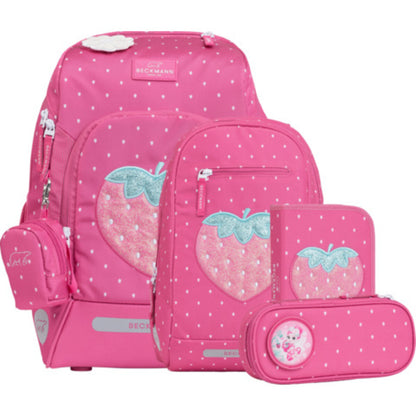 Beckmann Schultaschenset Active Air FLX Strawberry, 6-teilig