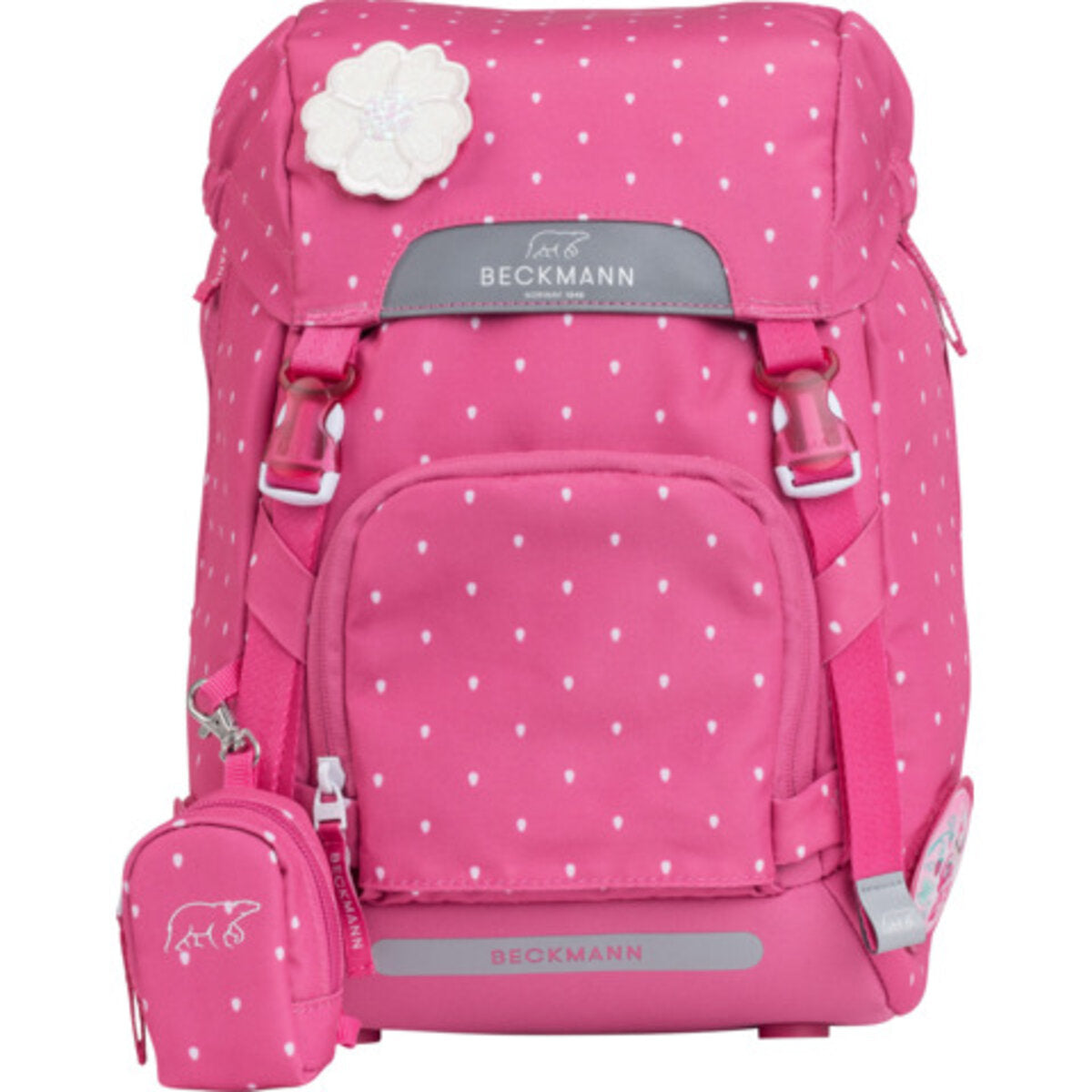 Beckmann Schultaschenset Classic Strawberry, 6-teilig