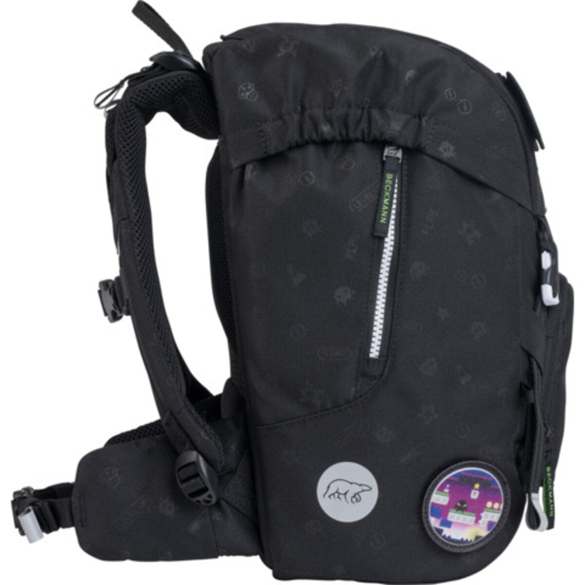 Beckmann Schultaschenset Classic Pixel, 6-teilig