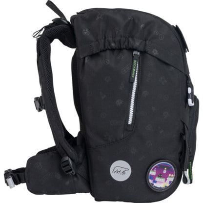 Beckmann Schultaschenset Classic Pixel, 6-teilig