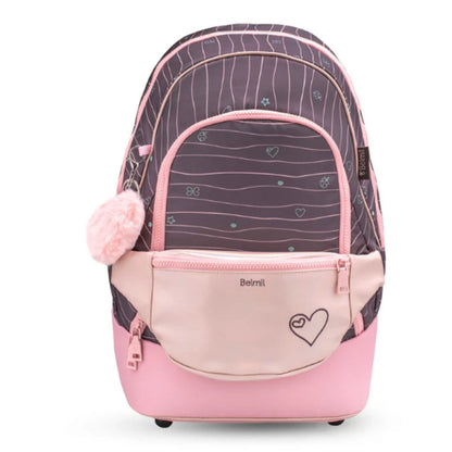 Belmil 2-IN-1 Schultasche & Gürteltasche 2-teilig "Mint"