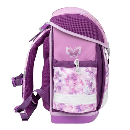 Belmil Classy ergonomisches Schulranzen-Set 4-teilig "Chic Charms" mit Brustgurt