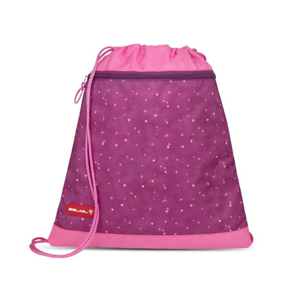 Belmil Classy Plus Schulranzen-Set 5-teilig "Rosie Hearts" mit Brustgurt