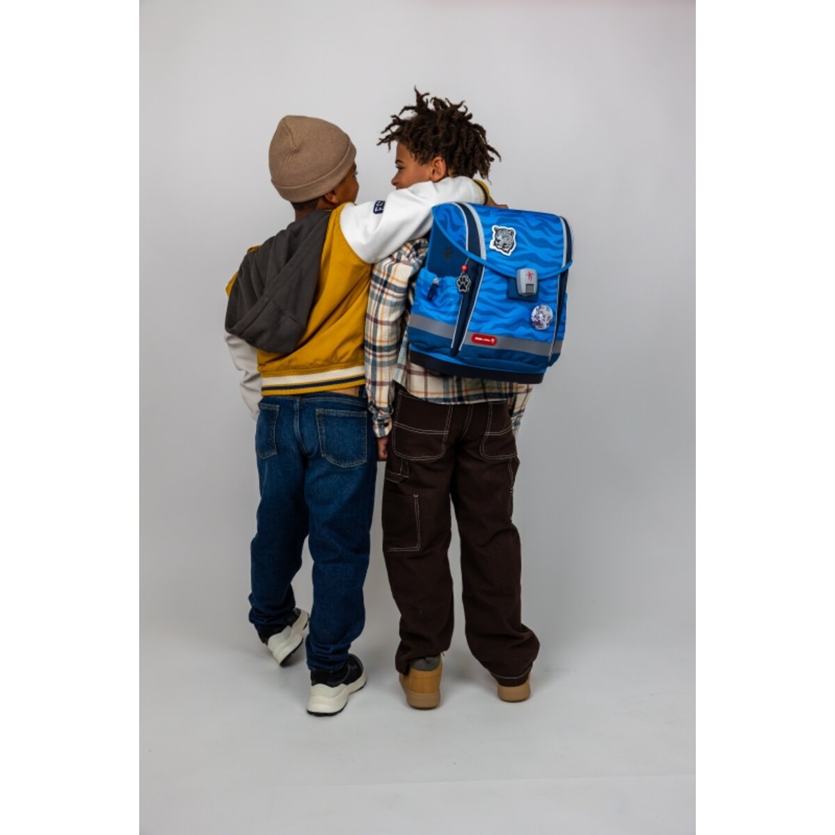 Belmil Classy Plus Schulranzen-Set 5-teilig "Animal Kingdom" mit Brustgurt