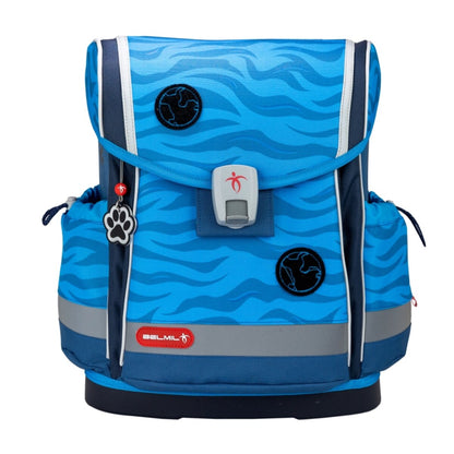 Belmil Classy Plus Schulranzen-Set 5-teilig "Animal Kingdom" mit Brustgurt