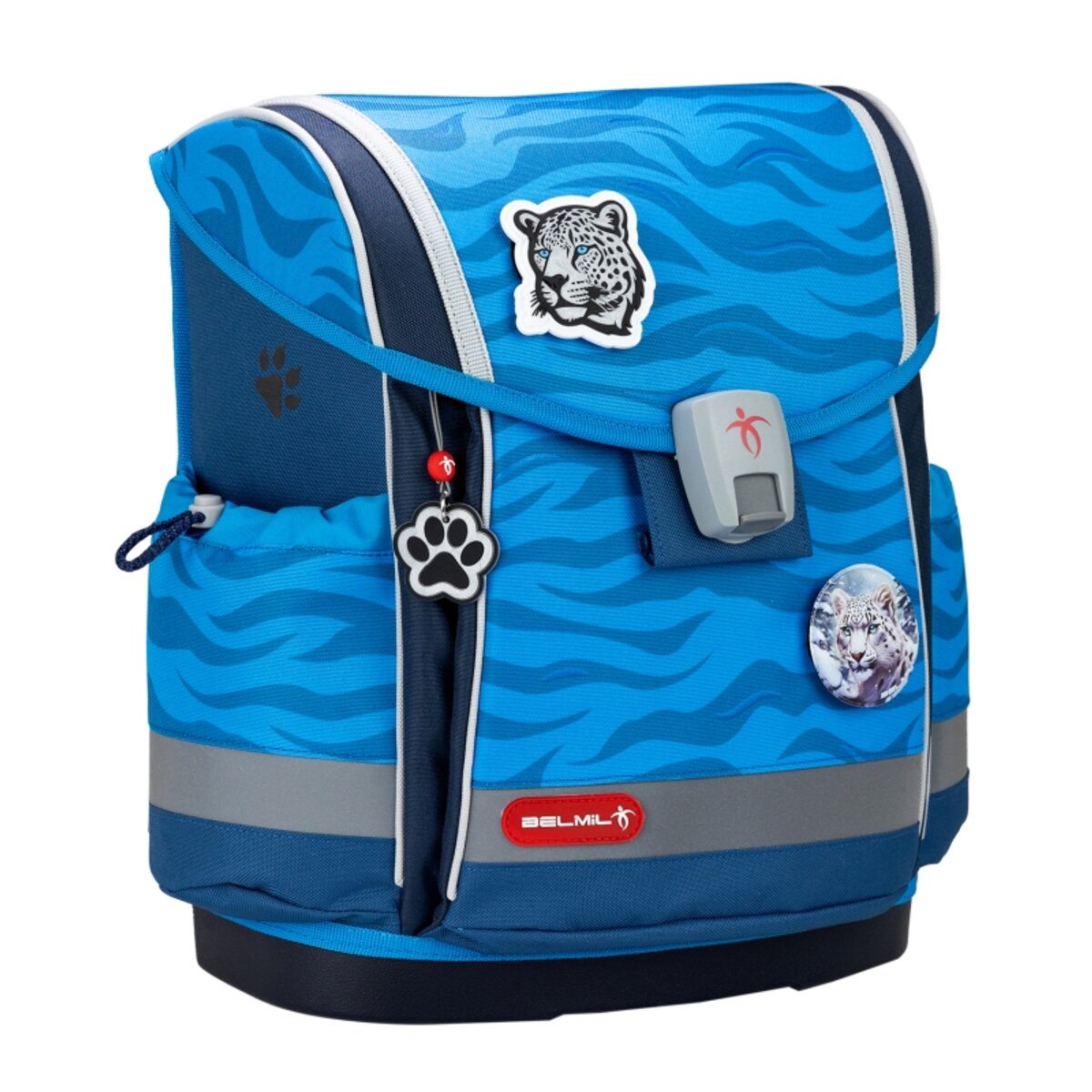 Belmil Classy Plus Schulranzen-Set 5-teilig "Animal Kingdom" mit Brustgurt