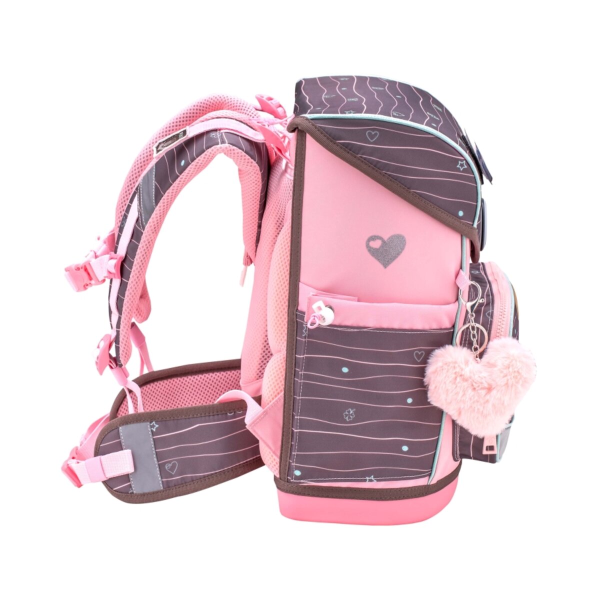 Belmil Compact Plus Premium Schulranzen Set 5-teilig "Mint" 19 Liter