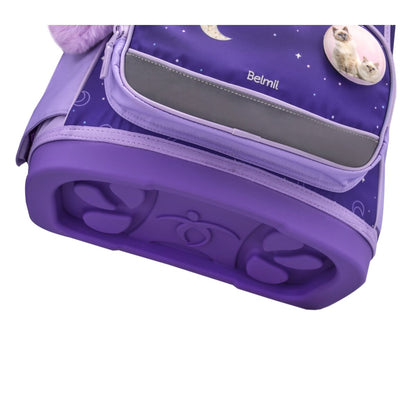 Belmil Compact Plus Premium Schulranzen Set 5-teilig "Dahlia" 19 Liter