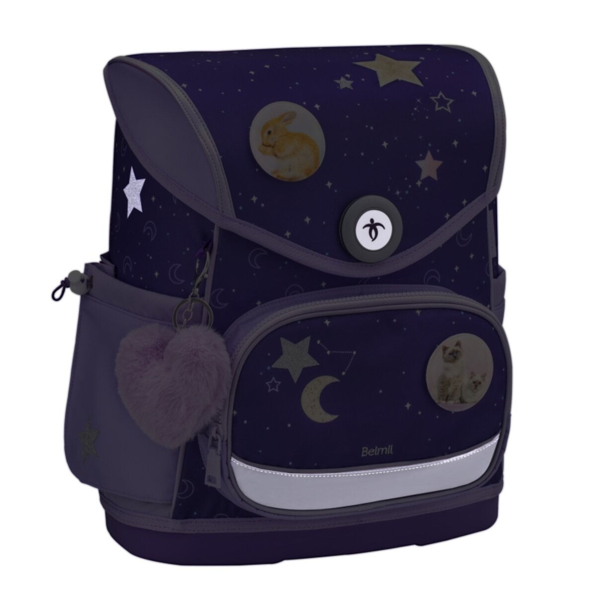 Belmil Compact Plus Premium Schulranzen Set 5-teilig "Dahlia" 19 Liter