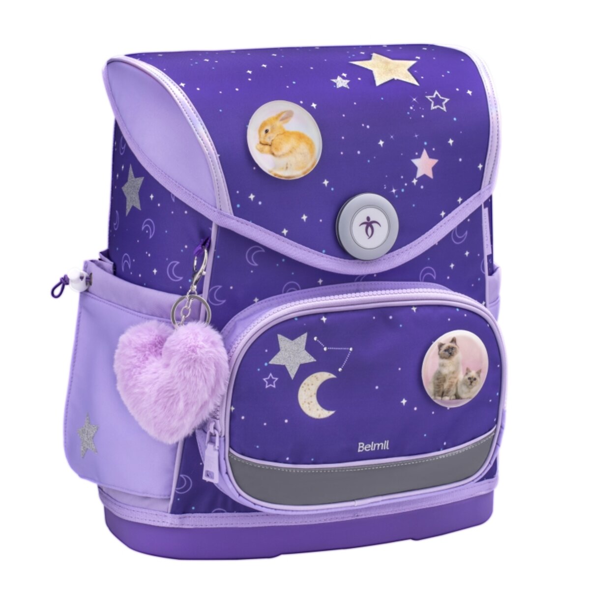 Belmil Compact Plus Premium Schulranzen Set 5-teilig "Dahlia" 19 Liter