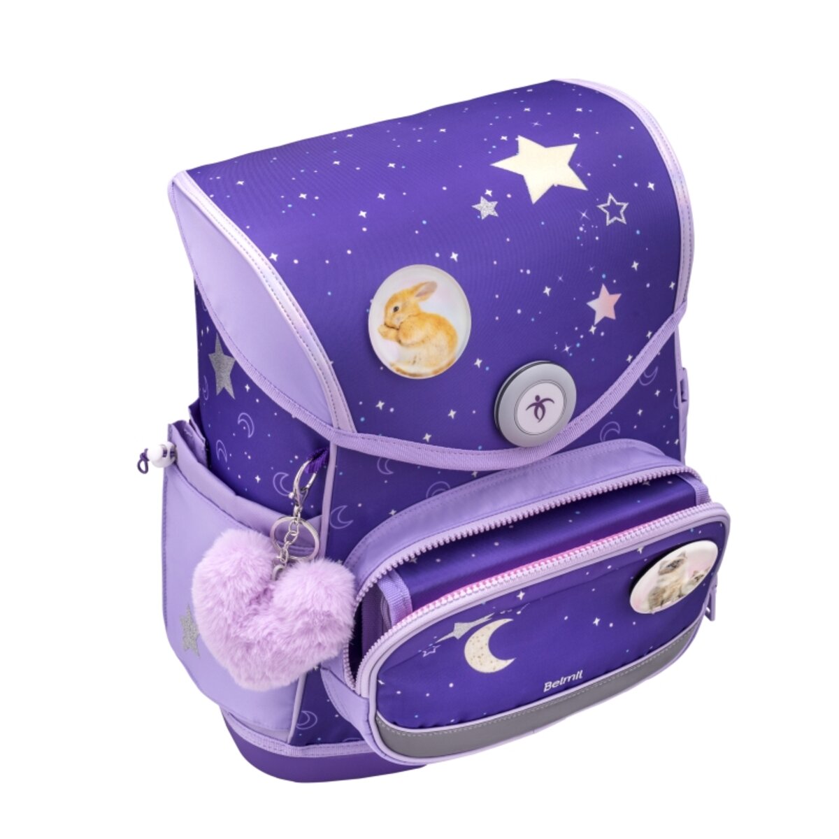 Belmil Compact Plus Premium Schulranzen Set 5-teilig "Dahlia" 19 Liter