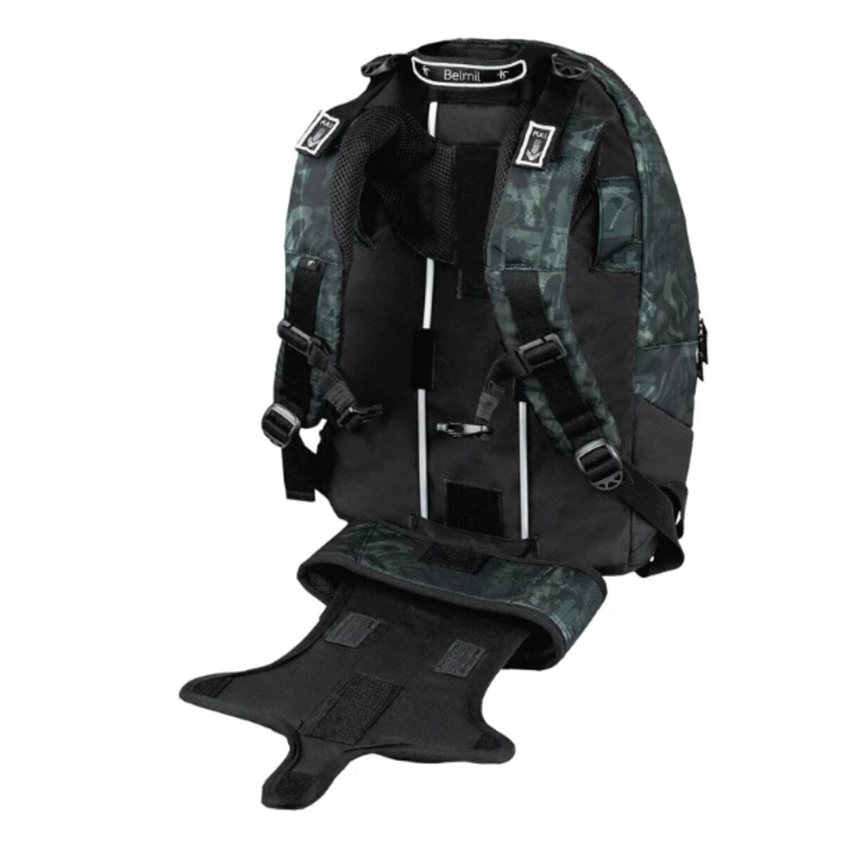 Belmil 2-IN-1 Schultasche & Gürteltasche 2-teilig Grey Stone