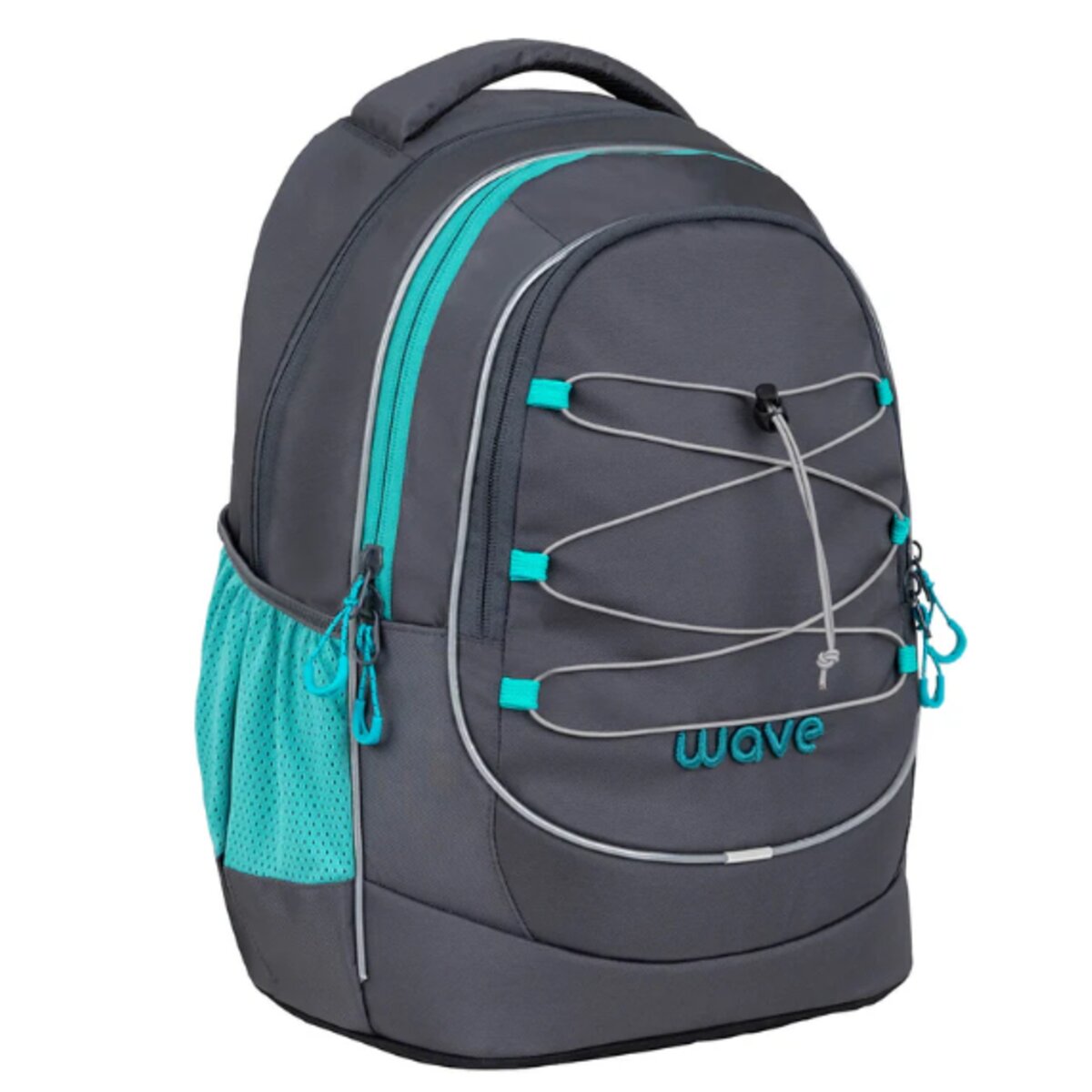 Belmil Schulrucksack Wave Boost Grey Lagoon