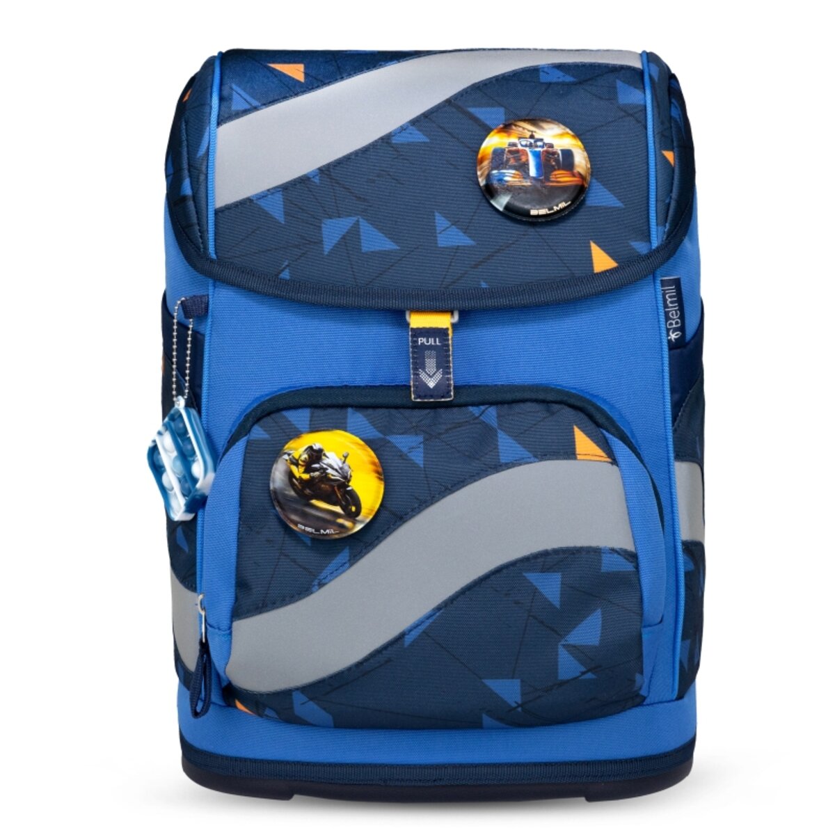 Belmil Smarty Schulranzen Set 5-teilig "Energy3" mit Brustgurt