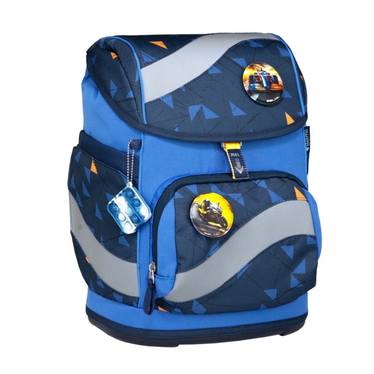 Belmil Smarty Schulranzen Set 5-teilig "Energy3" mit Brustgurt