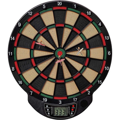 BEST Sporting Elektronische Dartscheibe mit 6 Dartpfeilen und 12 Ersatzspitzen