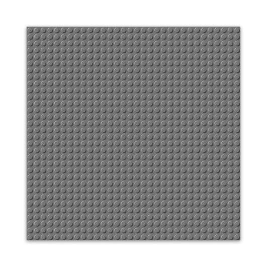 Brixies Plus Basis Platte dunkelgrau 32x32