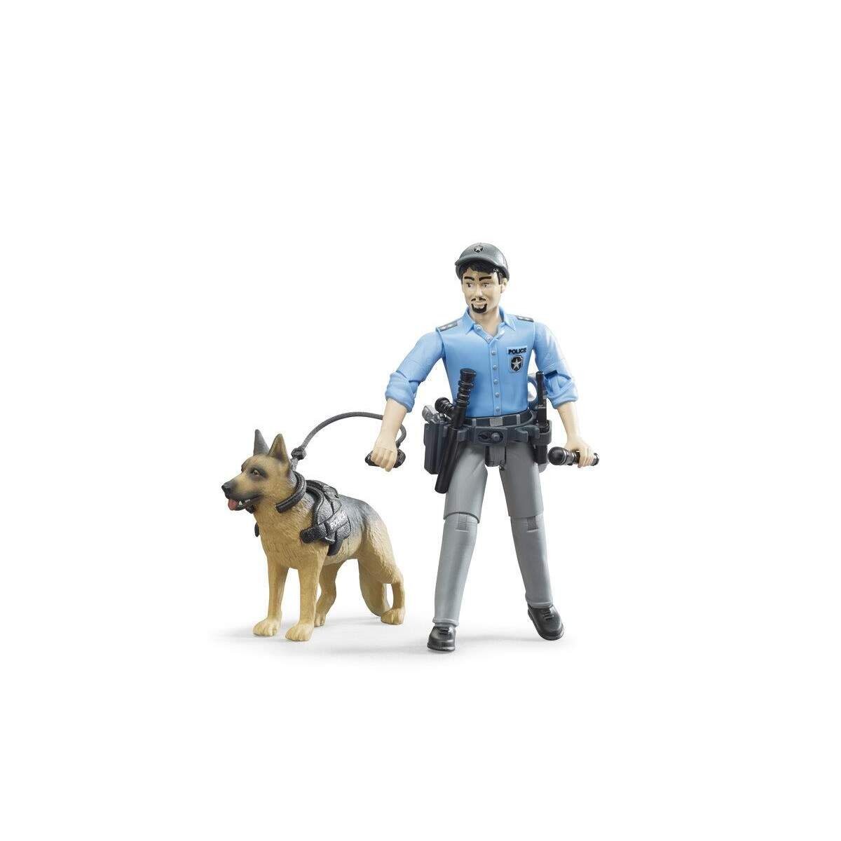 BRUDER® 62150 bworld Polizist mit Hund