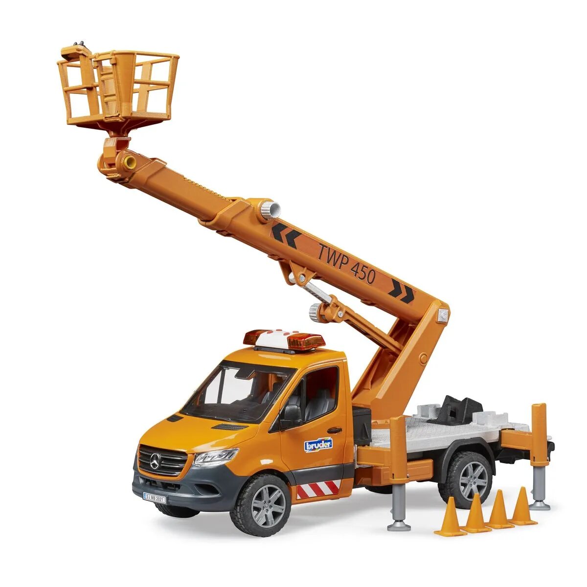 BRUDER® MB Sprinter Arbeitsbühne mit Light + Sound Modul