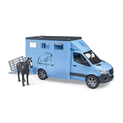 BRUDER® 02674 MB Sprinter Tiertransporter mit 1 Pferd