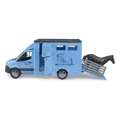BRUDER® 02674 MB Sprinter Tiertransporter mit 1 Pferd
