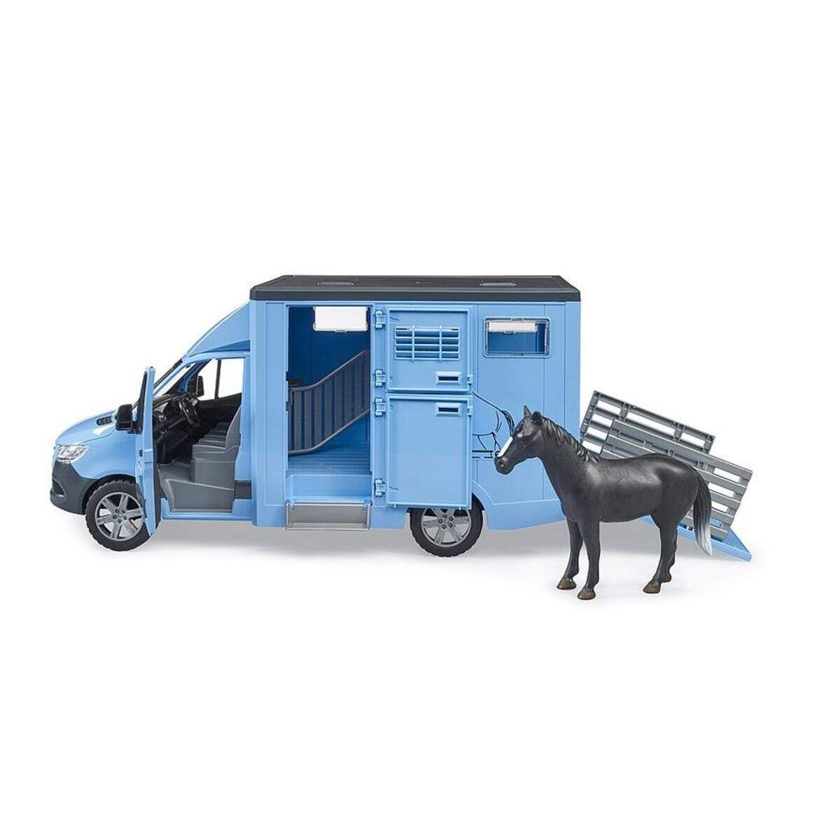 BRUDER® 02674 MB Sprinter Tiertransporter mit 1 Pferd